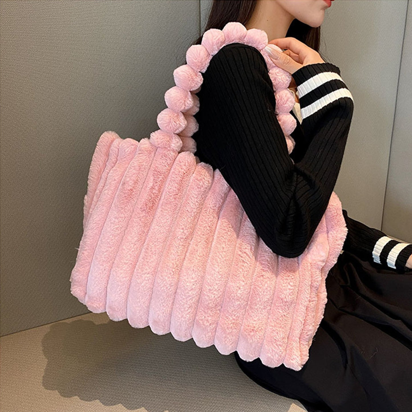 Dana | Pluche Extra Zachte Cloudpuff Schoudertas