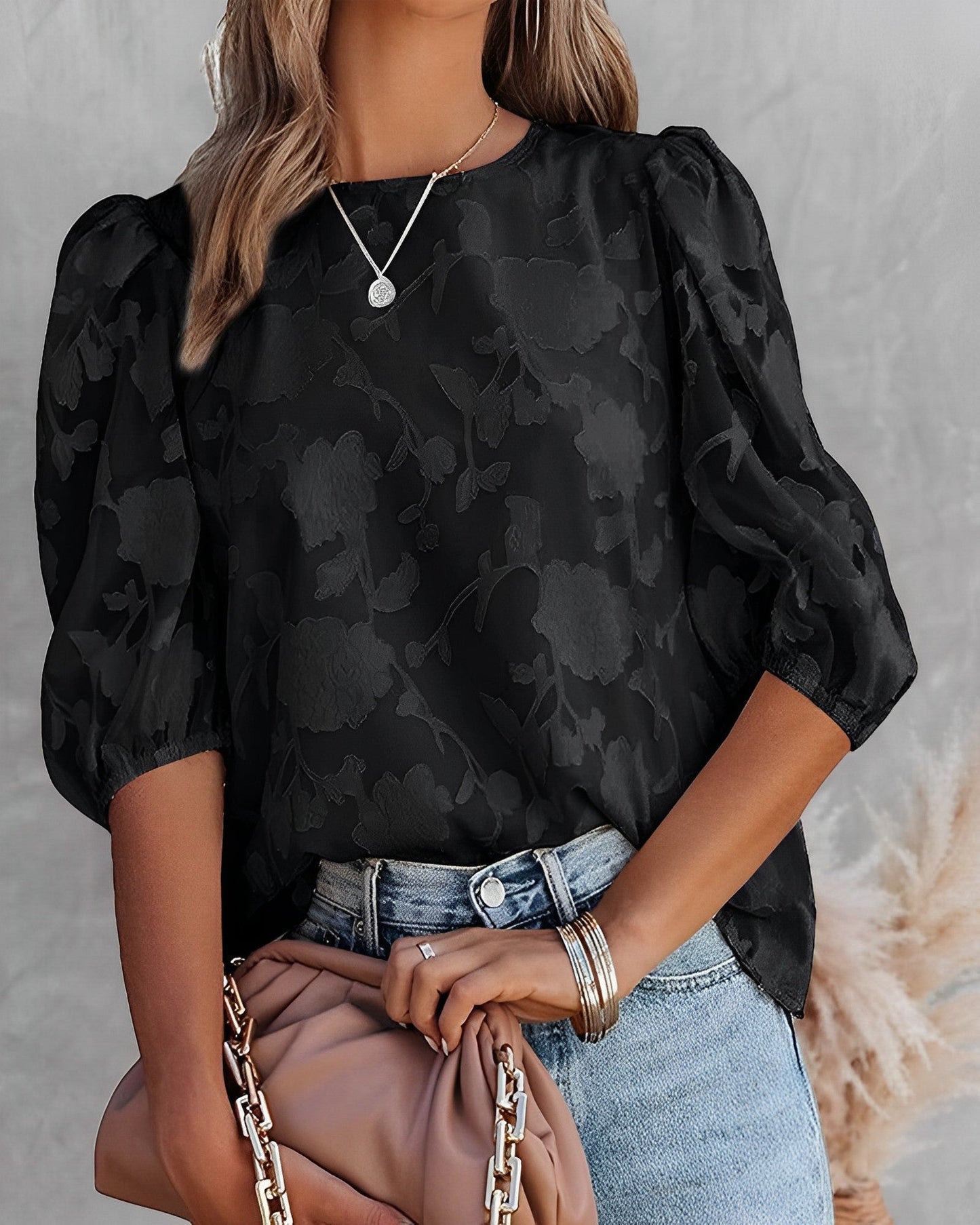 Gratia | Dames Blouse met Bloemenprint en Elegant Design