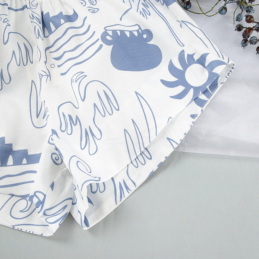 Badi | Tweedelige Zomerset met Print – Oversized & Luchtig