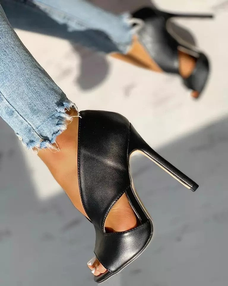 Alegra | Elegant Uitgesneden Naaldhakken