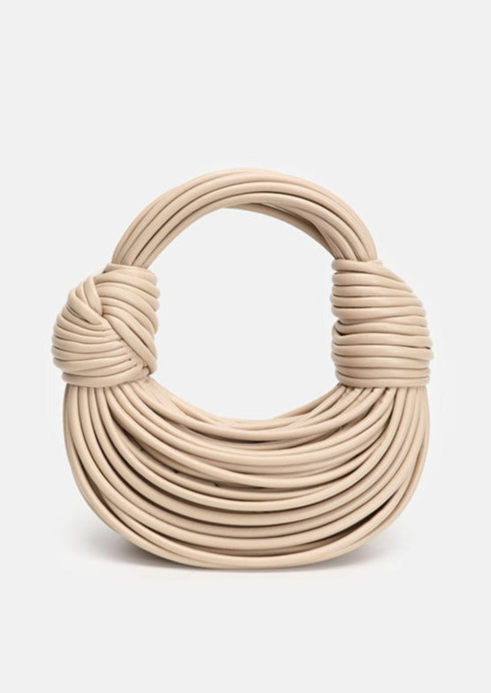 Arela | Beige Leren Handtas – Luxe Design Schoudertas