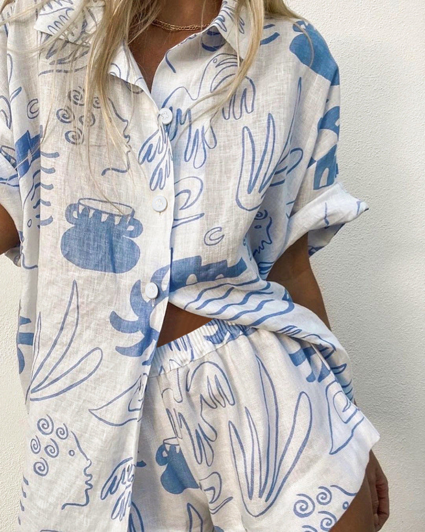 Badi | Tweedelige Zomerset met Print – Oversized & Luchtig