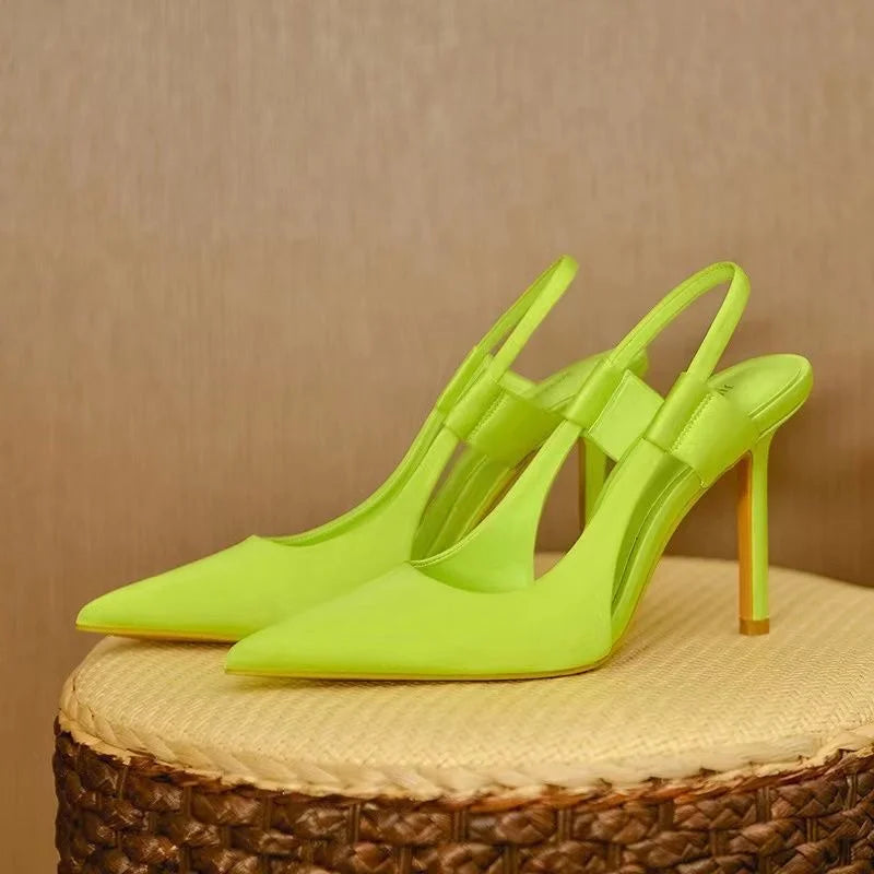 Mavelle | Elegante Slingback Pumps Dames – Puntige Neus & Hoge Hak