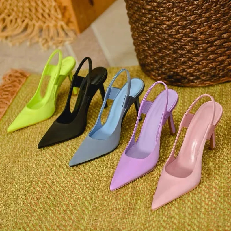 Mavelle | Elegante Slingback Pumps Dames – Puntige Neus & Hoge Hak