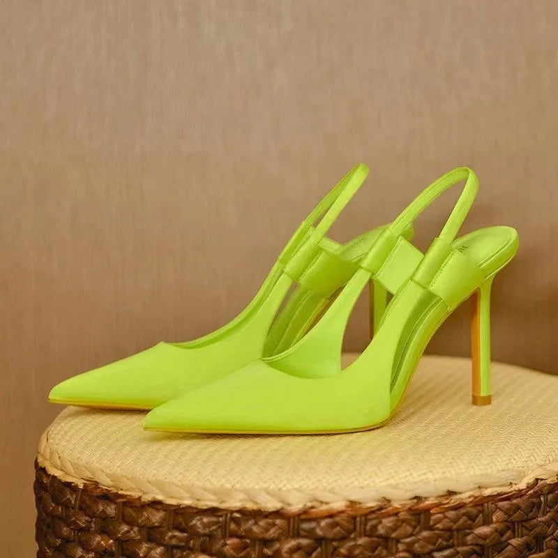 Mavelle | Elegante Slingback Pumps Dames – Puntige Neus & Hoge Hak