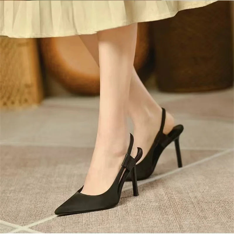 Mavelle | Elegante Slingback Pumps Dames – Puntige Neus & Hoge Hak