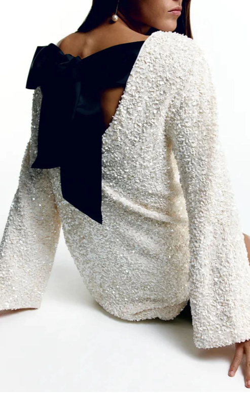 Elmy | Stralende Glam Glitter Cocktail Jurk