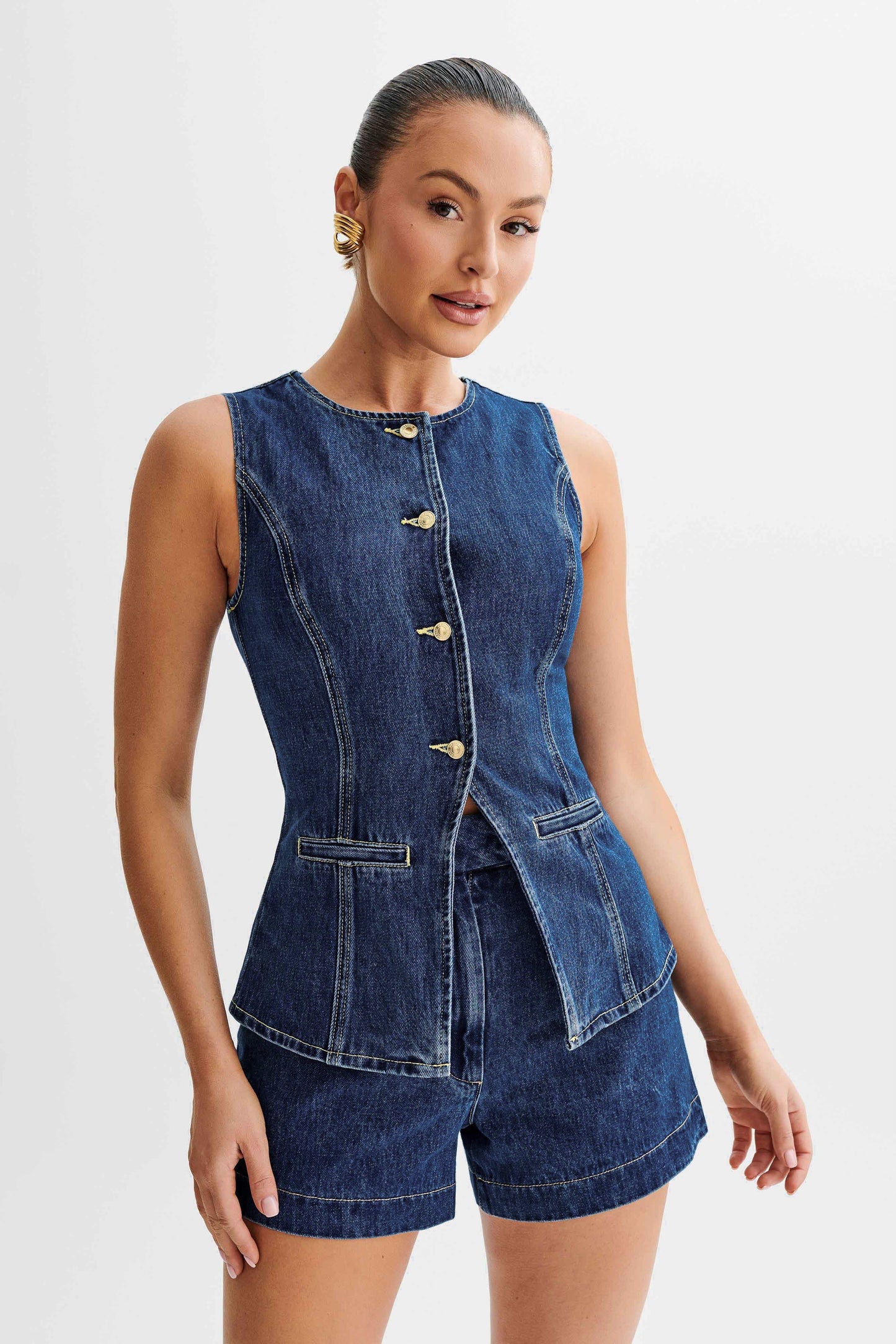 Jinx | Trendy Denim Tweedelige Set