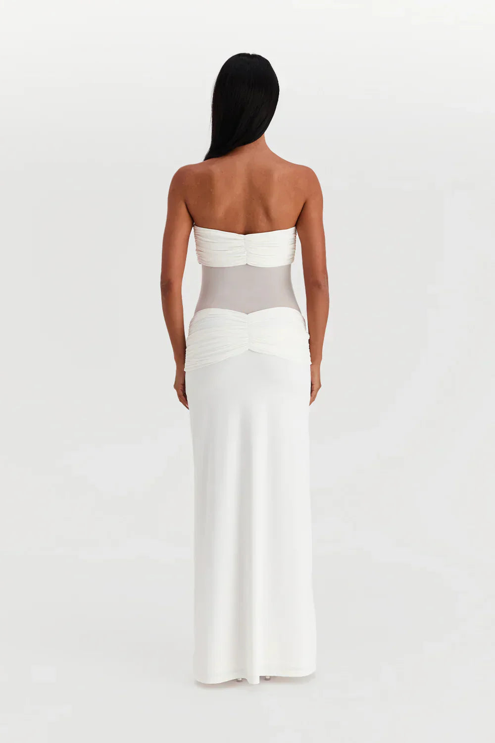 Nadine | Mesh Maxi Jurk