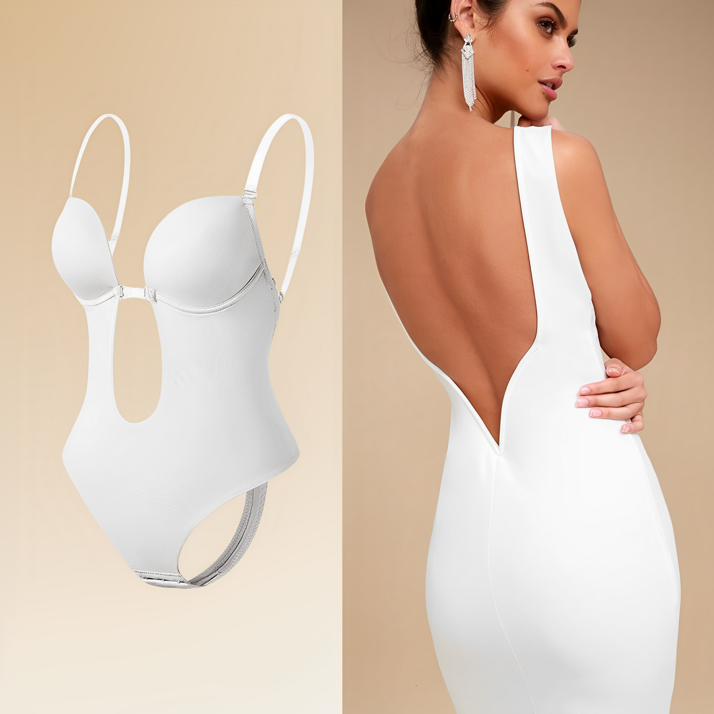 Backless | Push-Up BH Zonder Bandjes – Open Rug Design