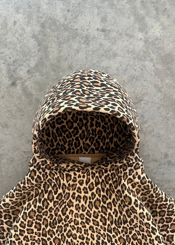 Bowie | Hoodie Met Luipaardprint