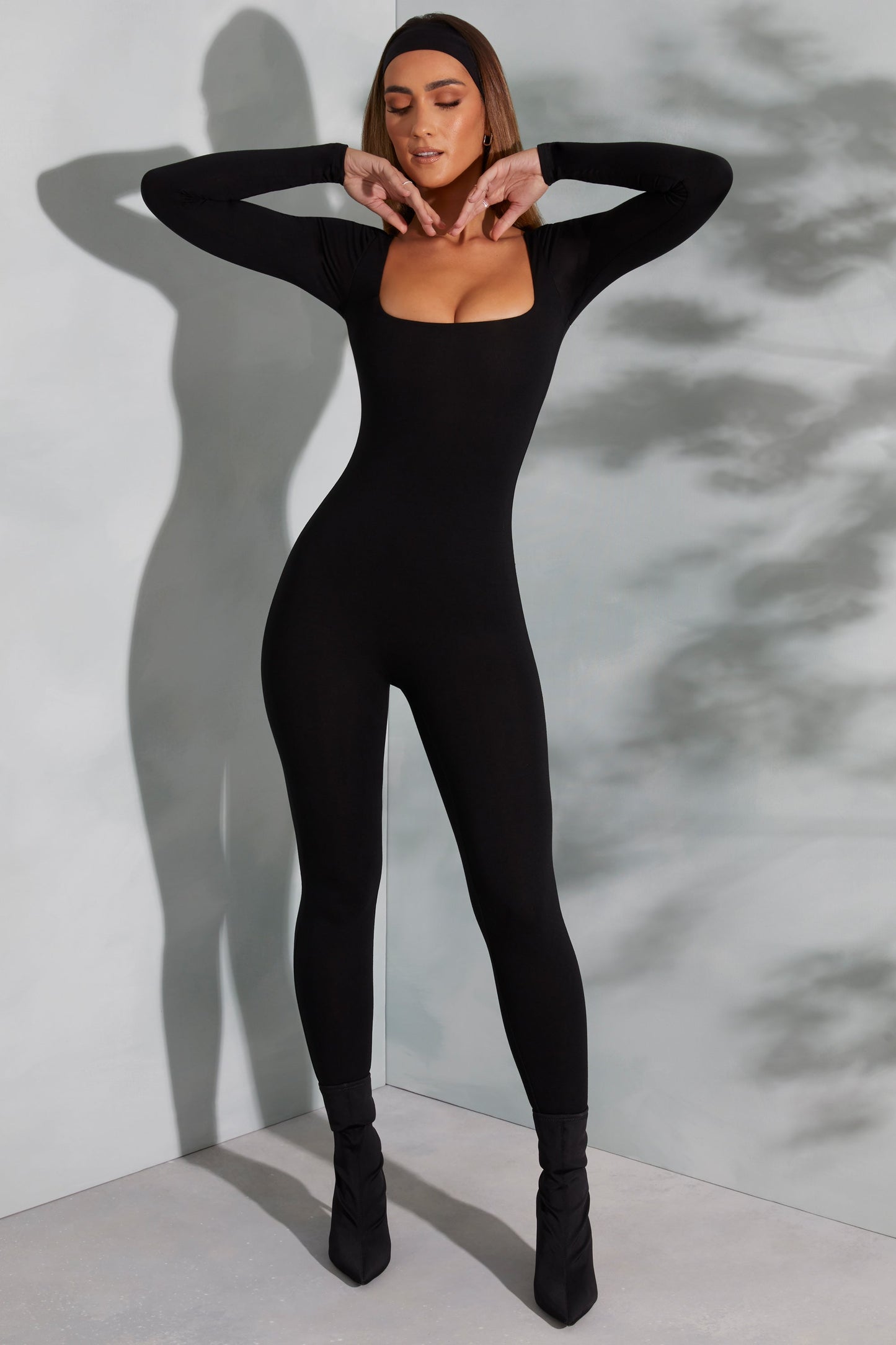 Kendra | Jumpsuit met Vierkante Halslijn
