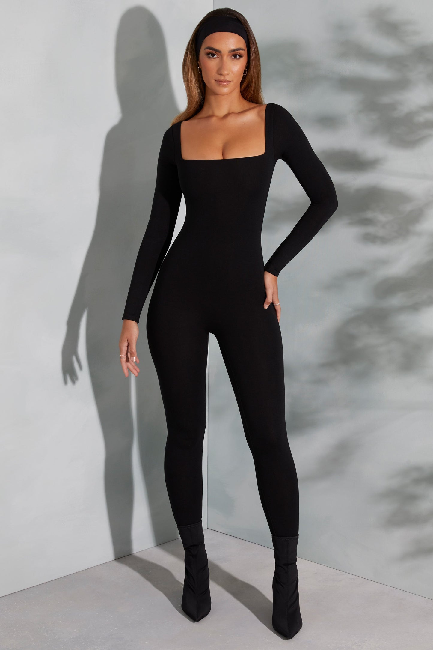 Kendra | Jumpsuit met Vierkante Halslijn