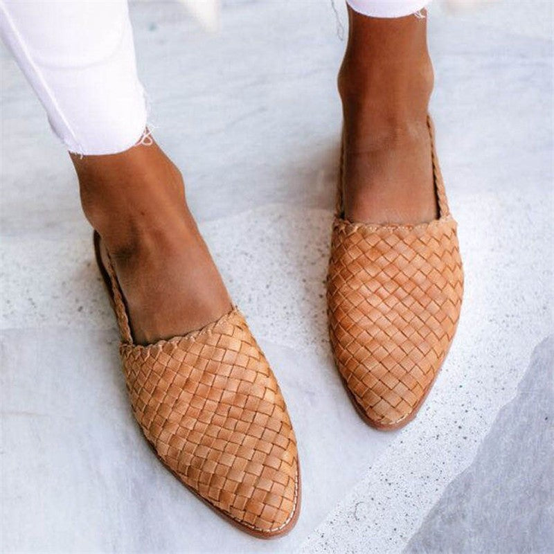 Chique Gevlochten Slingbacks