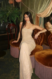 Arissa | Strapless Glamour Maxi Jurk met Glitters voor Dames