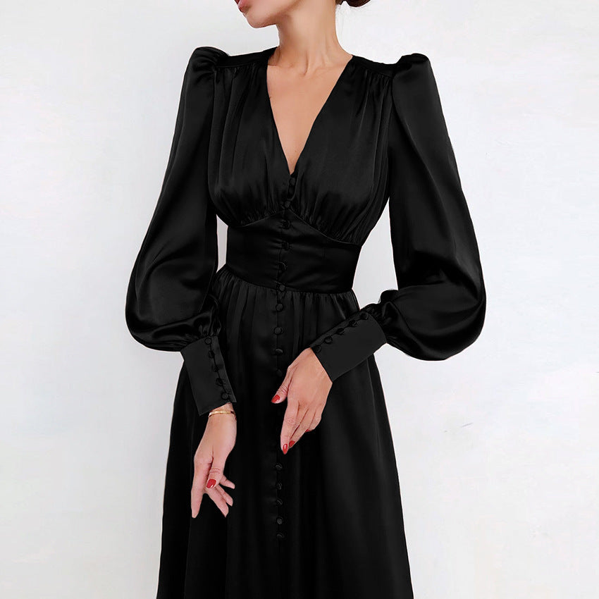 Vintage-Chique Midi Jurk