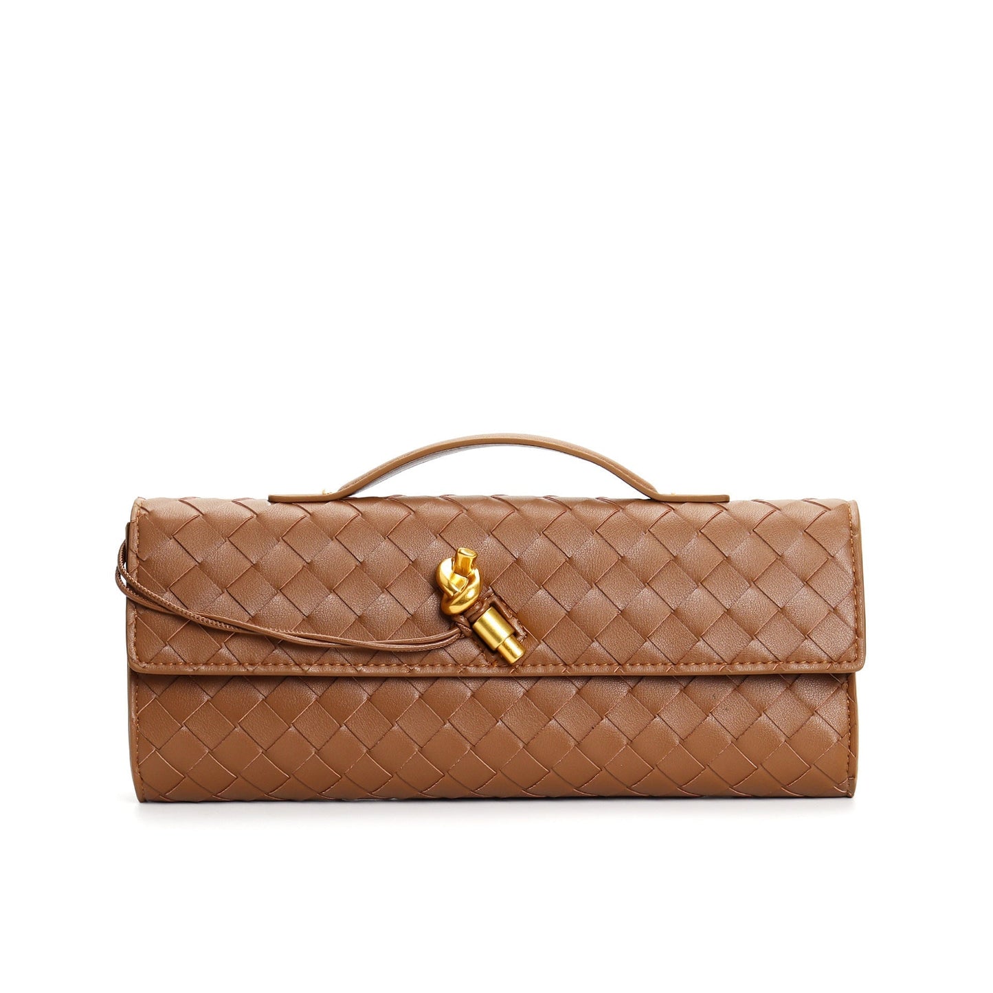 Leora | Luxe Schoudertas - Woven Clutch