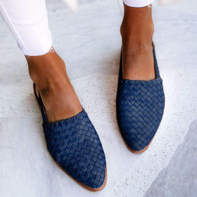Chique Gevlochten Slingbacks