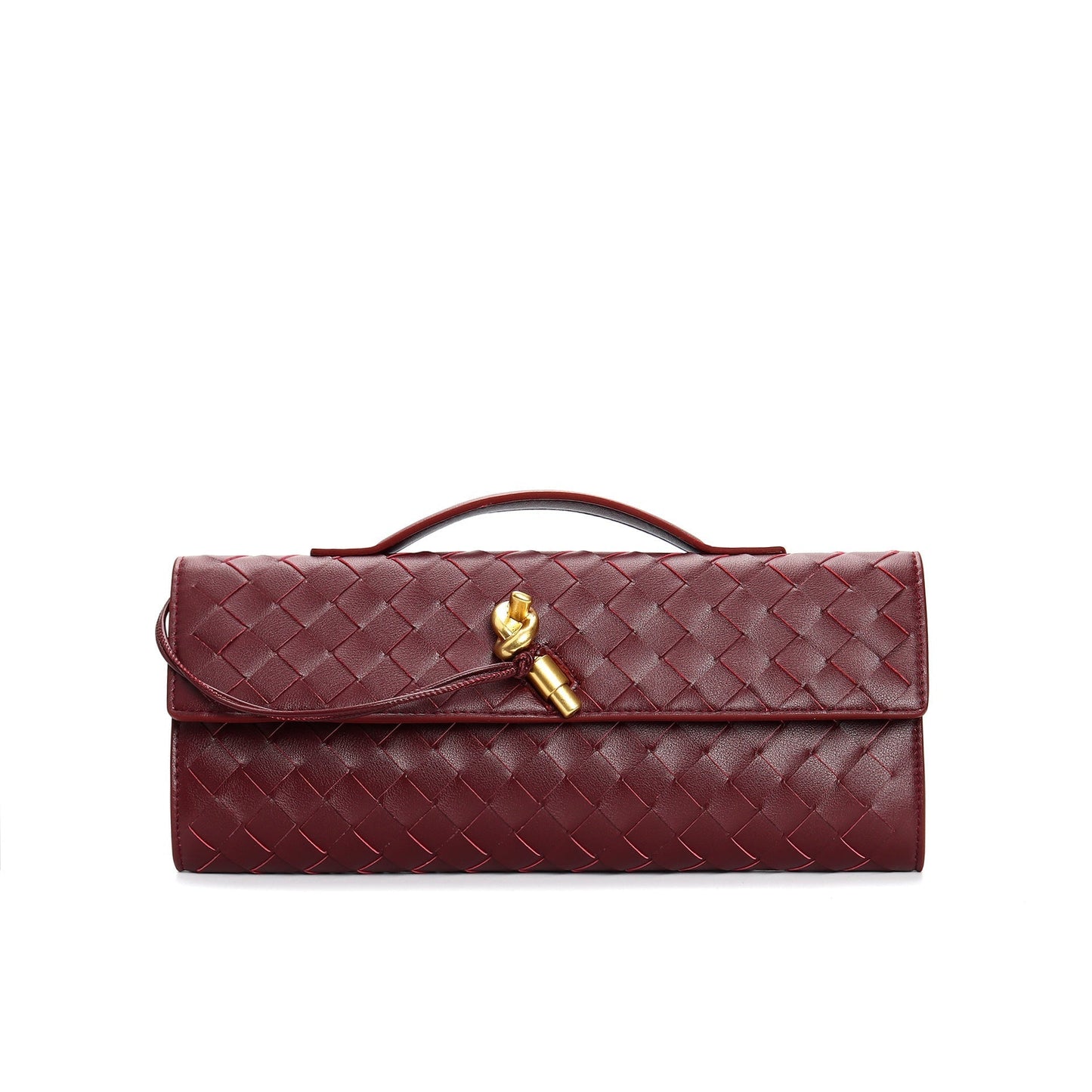 Leora | Luxe Schoudertas - Woven Clutch