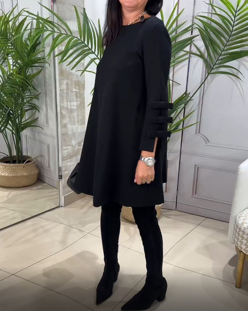 Nina | Casual jurk met lange mouwen