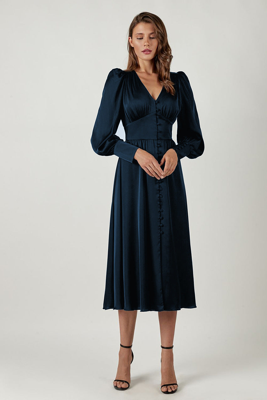 Vintage-Chique Midi Jurk
