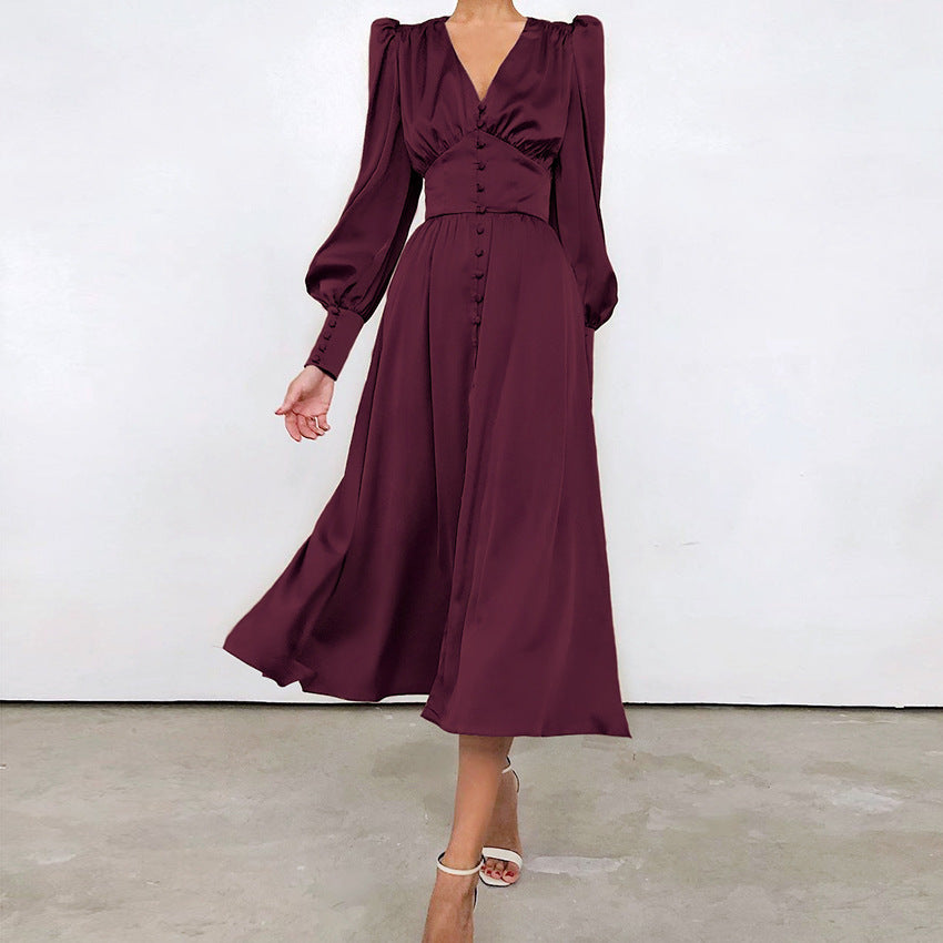 Vintage-Chique Midi Jurk