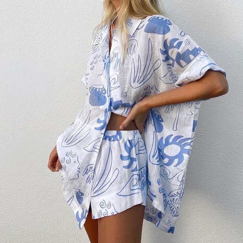 Badi | Tweedelige Zomerset met Print – Oversized & Luchtig