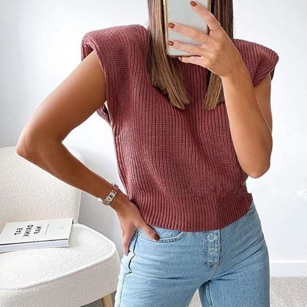 Jianna | Turtleneck Pullover met Korte Mouwen