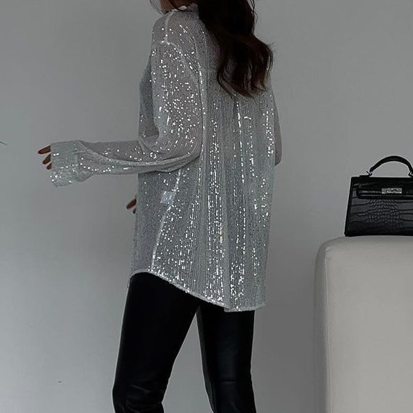 Stijlvolle Party Blouse met Pailetten