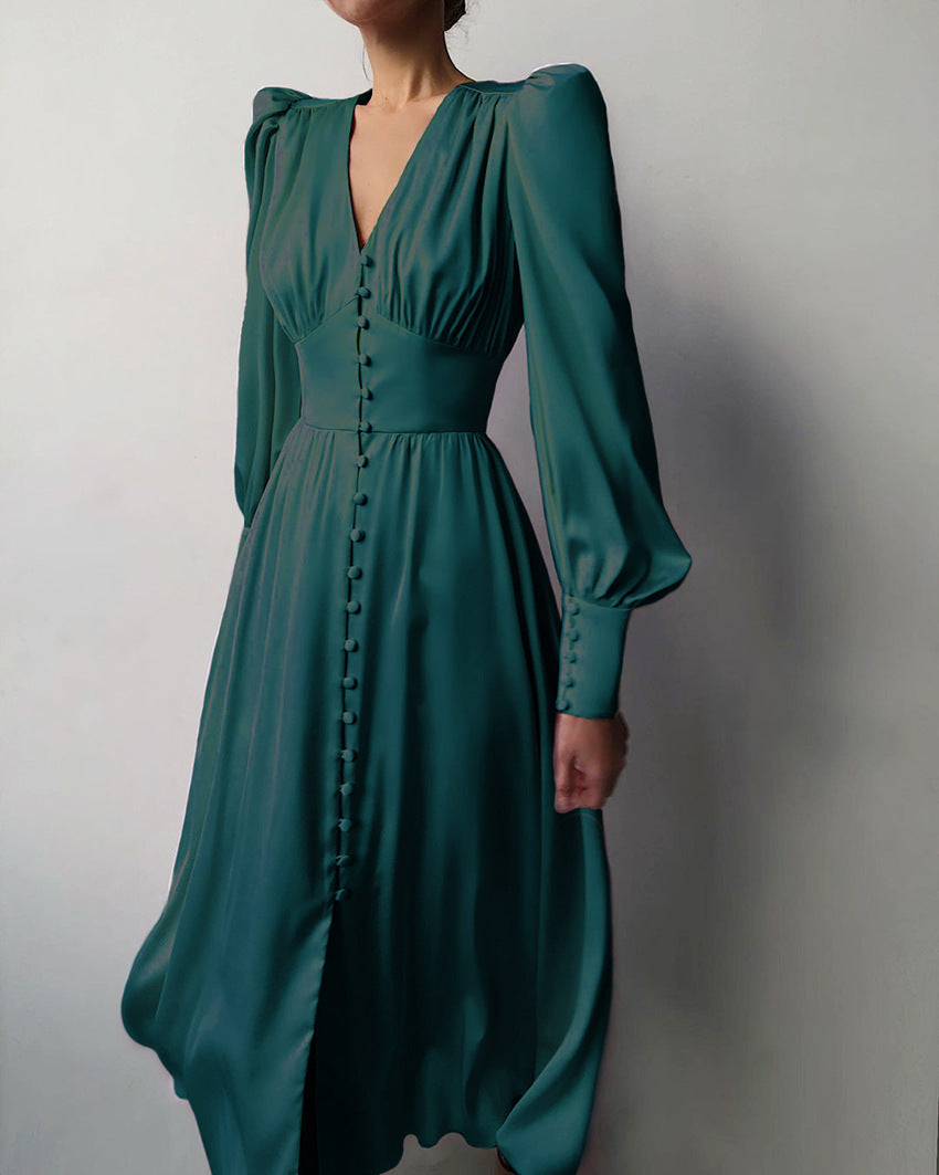 Vintage-Chique Midi Jurk