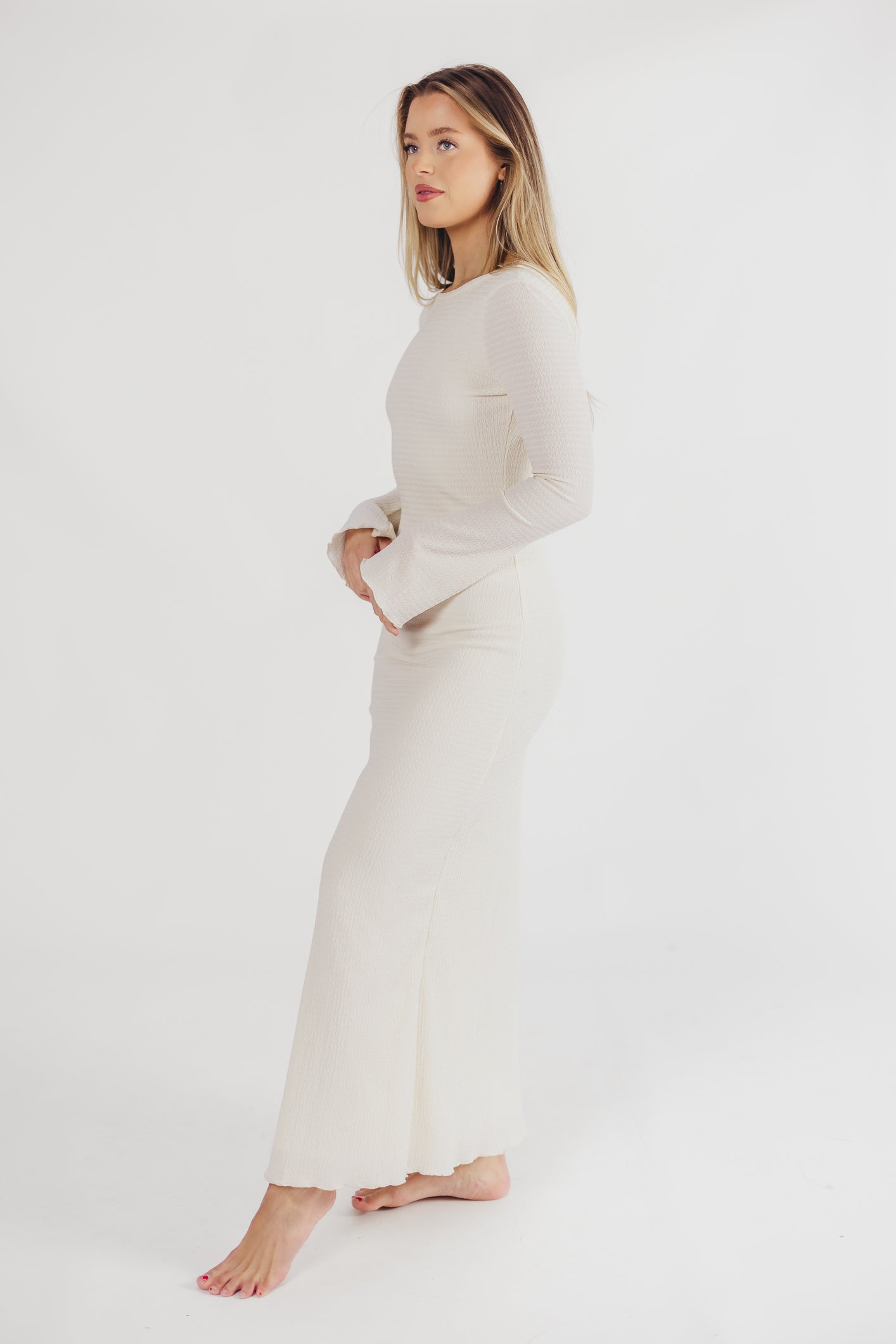 Rafaela | Elegante Maxi Jurk met Open Rug