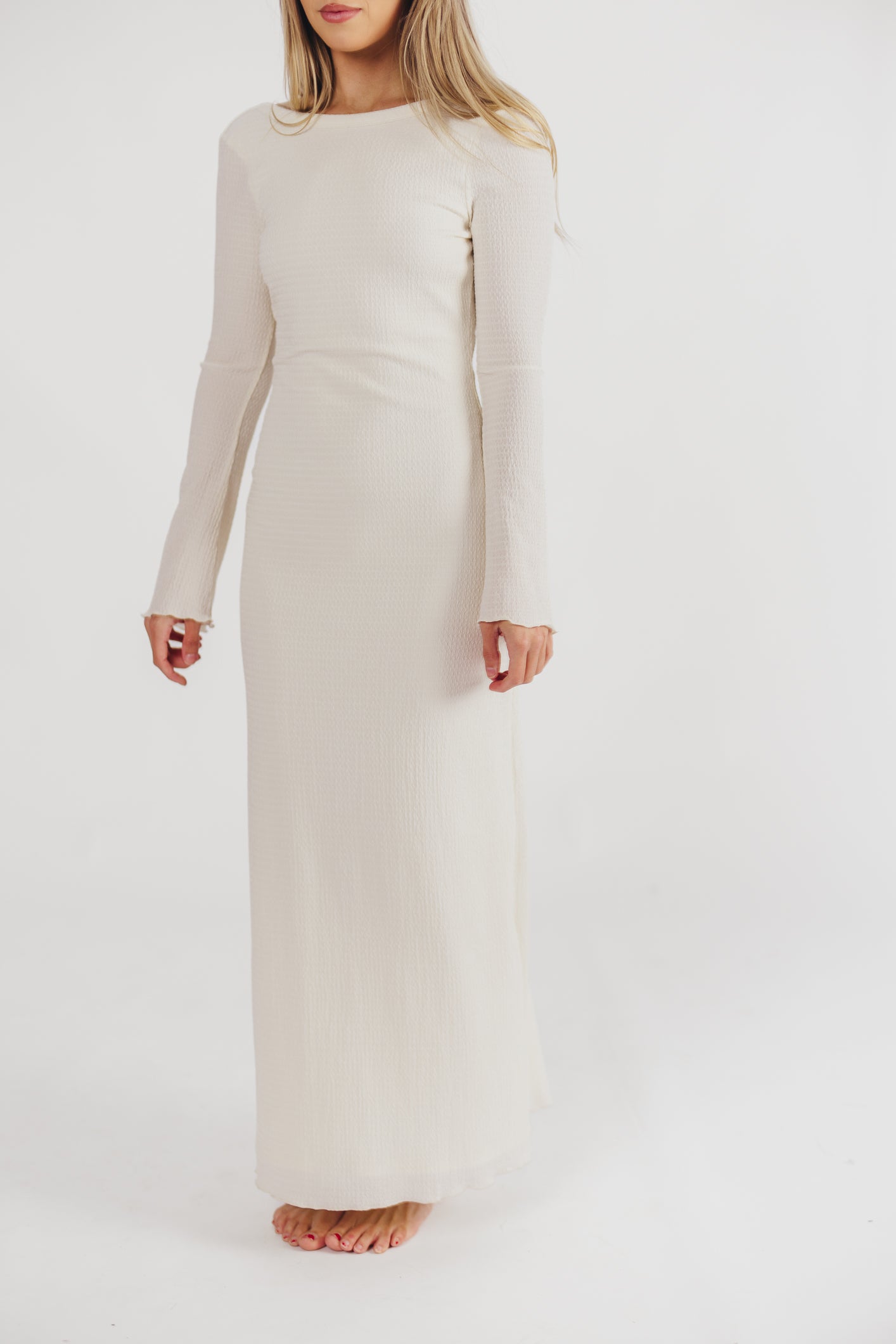 Rafaela | Elegante Maxi Jurk met Open Rug