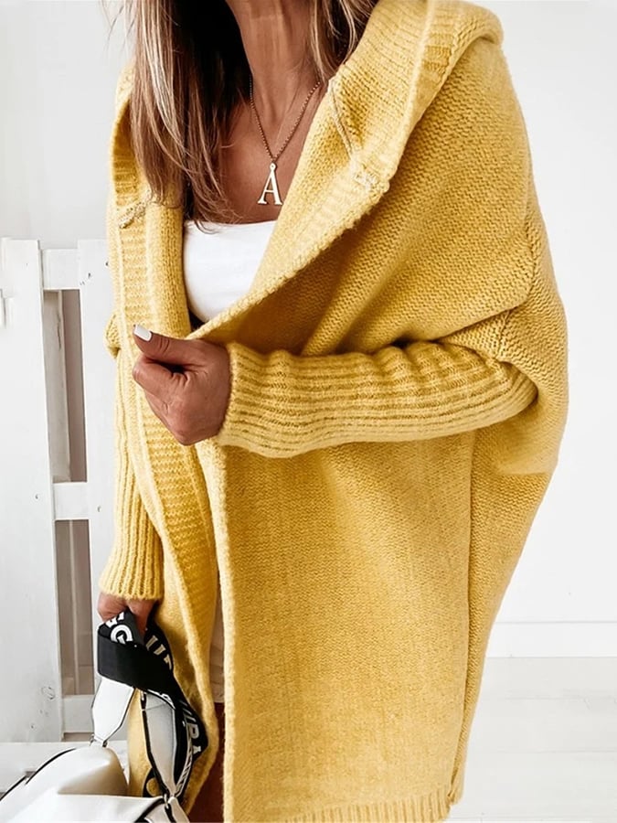 Amy | Oversized Vest met Capuchon