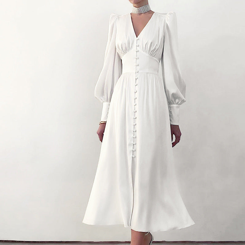 Vintage-Chique Midi Jurk