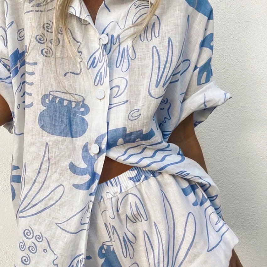 Badi | Tweedelige Zomerset met Print – Oversized & Luchtig