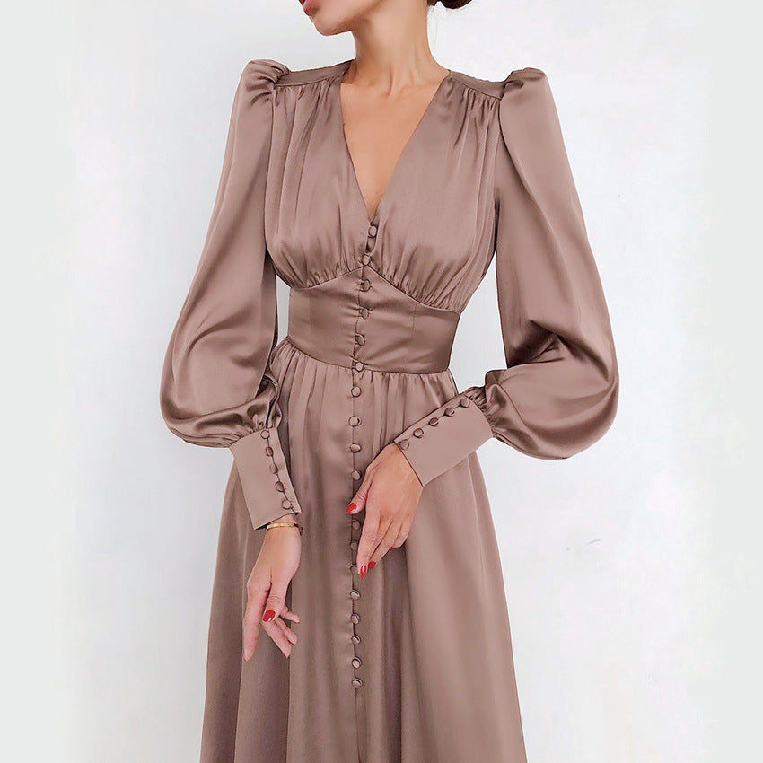 Vintage-Chique Midi Jurk