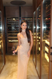 Arissa | Strapless Glamour Maxi Jurk met Glitters voor Dames