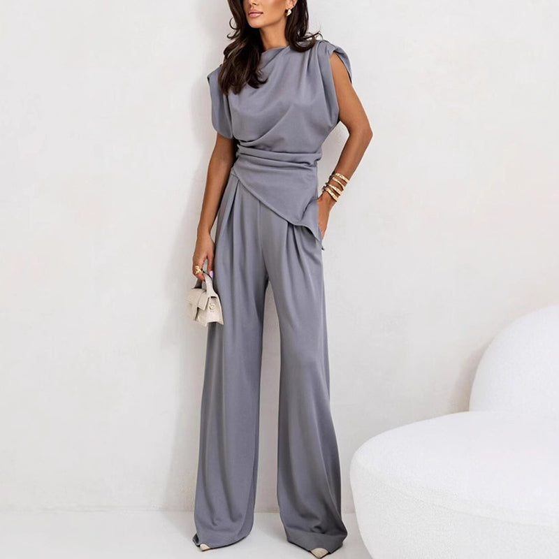 Allaine | Elegante Comfy Set Dames - Casual Tweedelige Set van Hoogwaardige Stof