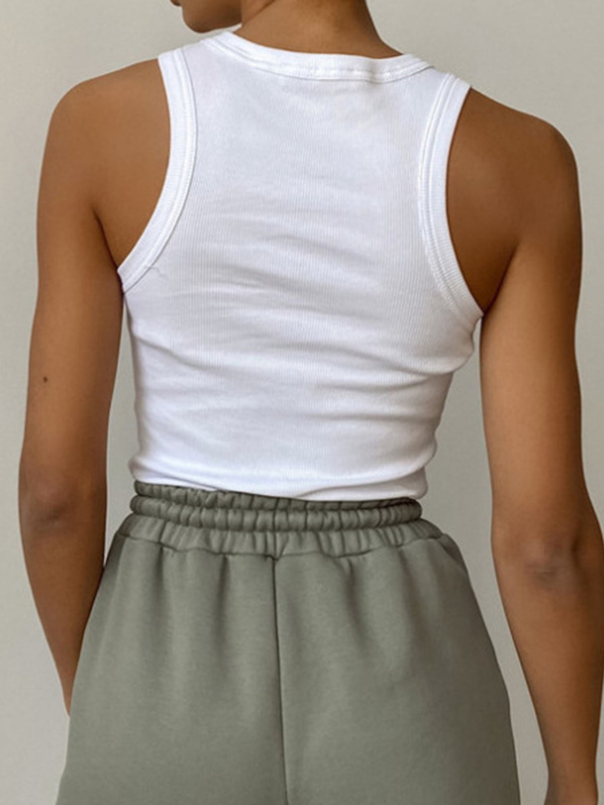 Younie | Stretchy Ribbed Tank Top