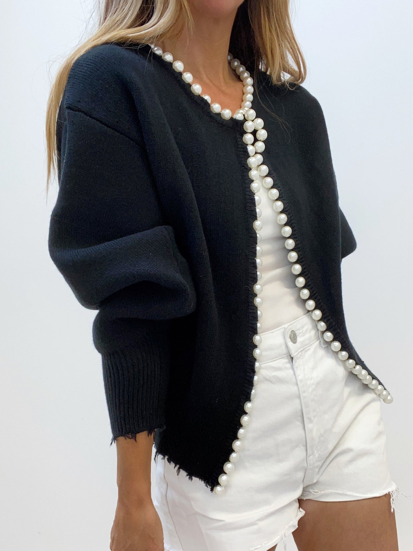 Frederique | Comfortabel Vest voor Dames met Parels