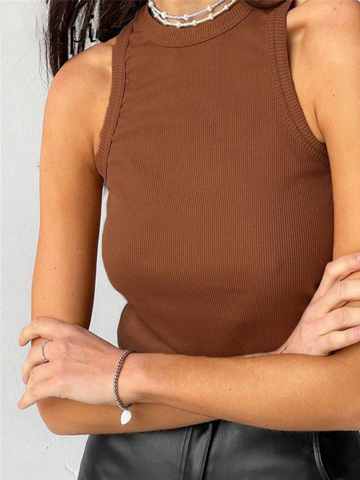 Younie | Stretchy Ribbed Tank Top