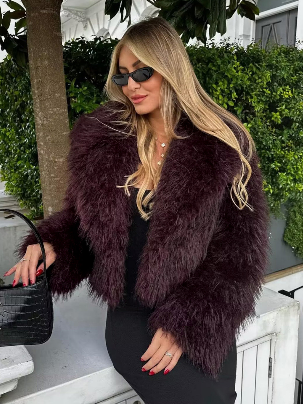 Pascale | Faux Fur Damesjas – Zachte Winterjas Kort Model