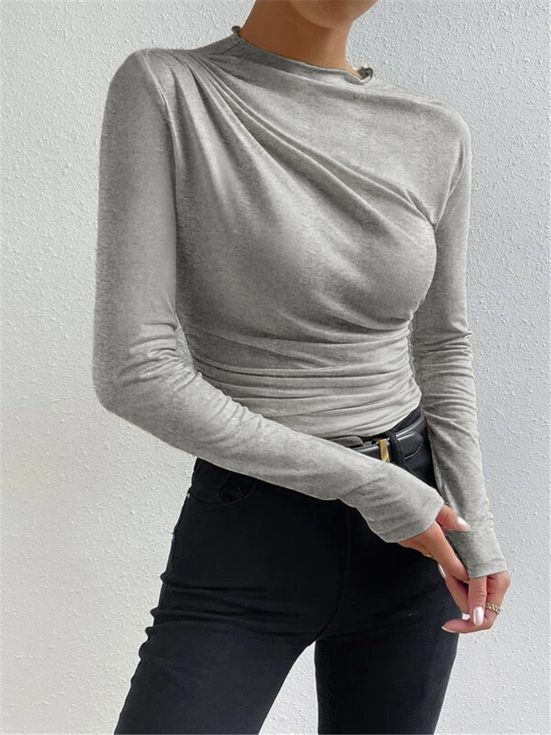 Amala | Long Sleeve Shirt Dames– Stretch & Comfort Fit