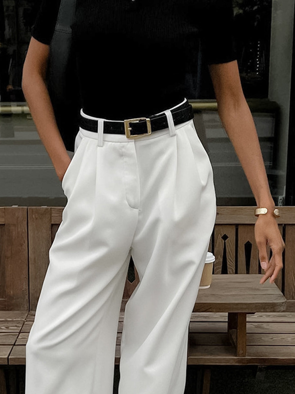 Julea | Elegante Pantalon voor Dames met Hoge Taille