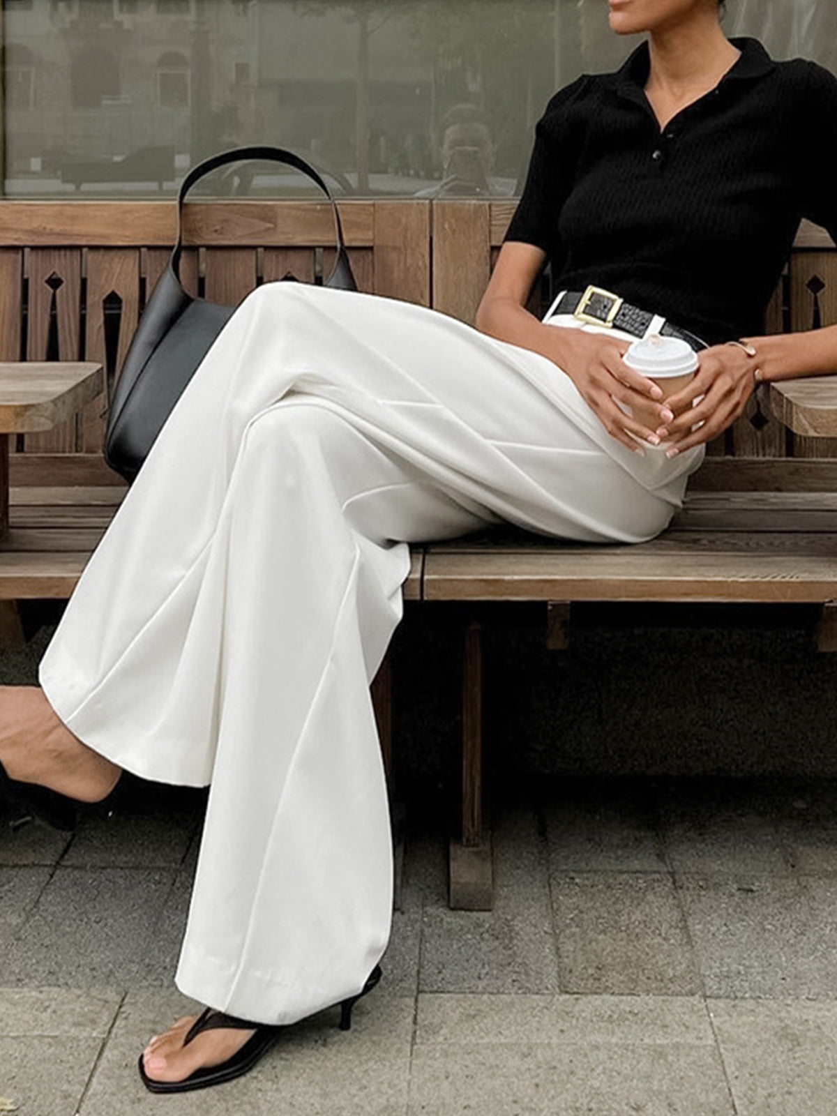 Julea | Elegante Pantalon voor Dames met Hoge Taille