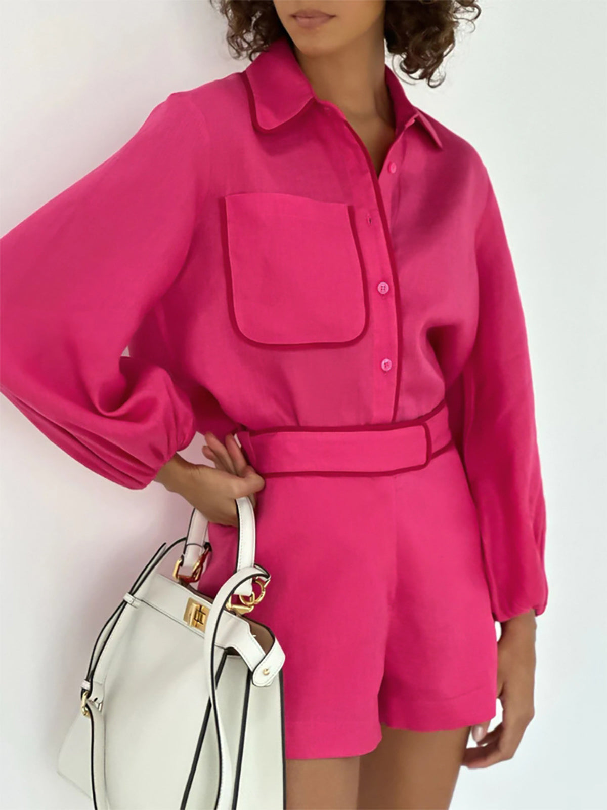 Xènia | Trendy Tweedelige Set voor Dames - Katoen & Linnen Shorts & Top