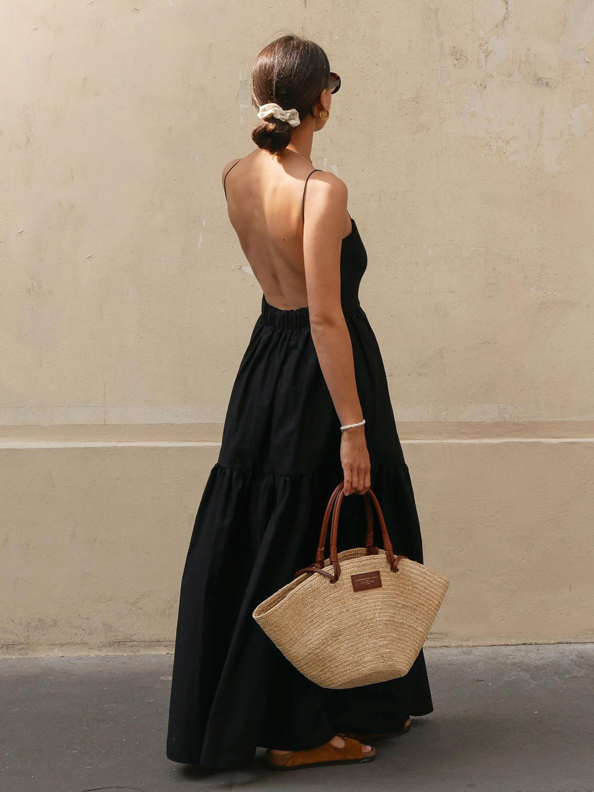 Nowy | Luchtige Maxi Jurk met Open Rug