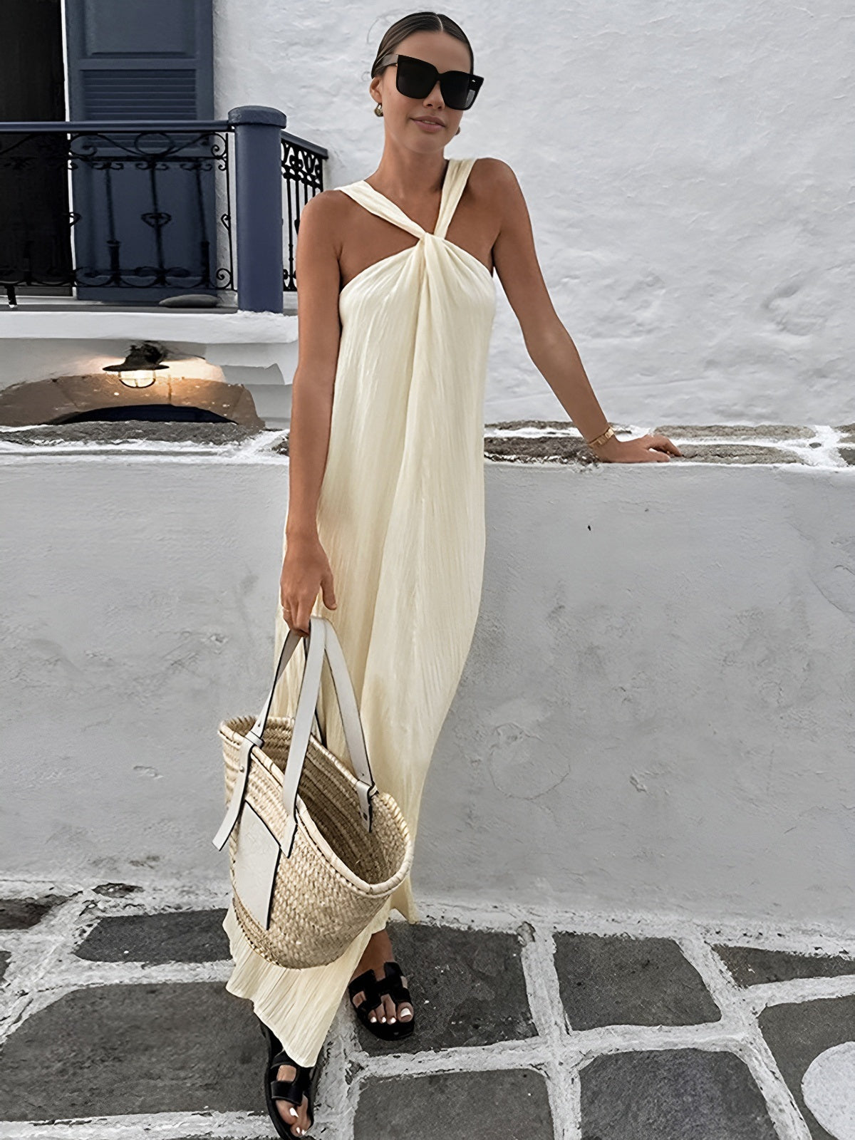 Aletea | Halter Maxi Jurk – Elegant en Luchtig