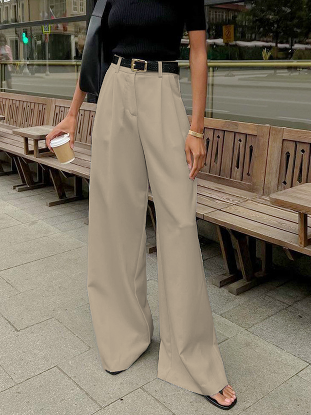 Julea | Elegante Pantalon voor Dames met Hoge Taille