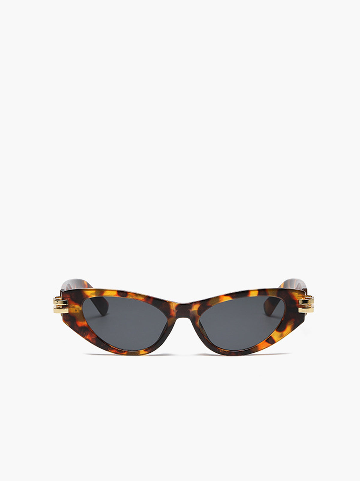 Miya |Cat Eye Zonnebril Dames – UV400 Bescherming - Zwart en Bruin